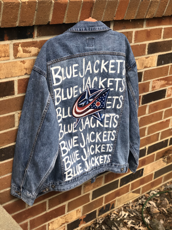 Columbus Blue Jackets Denim Jacket | My Site